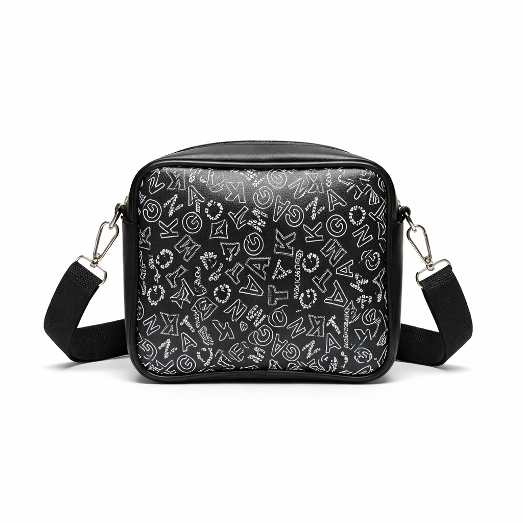 Quality Letter Pattern Compact Crossbody Bag